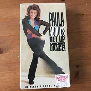 Vtg Paula Abdul VHS GET UP AND DANCE